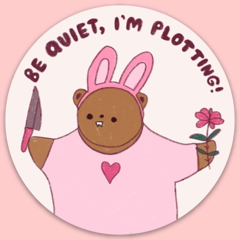 I'm Plotting Sticker