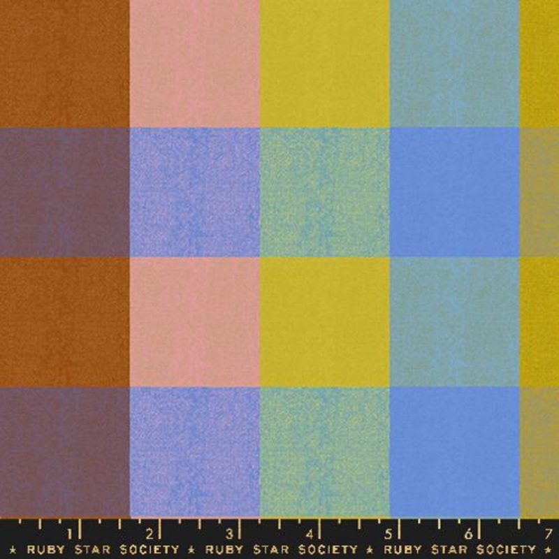 Warp and Weft Ooh Lucky Lucky; Party Dress Plaid Wildflower, 1/4 yard