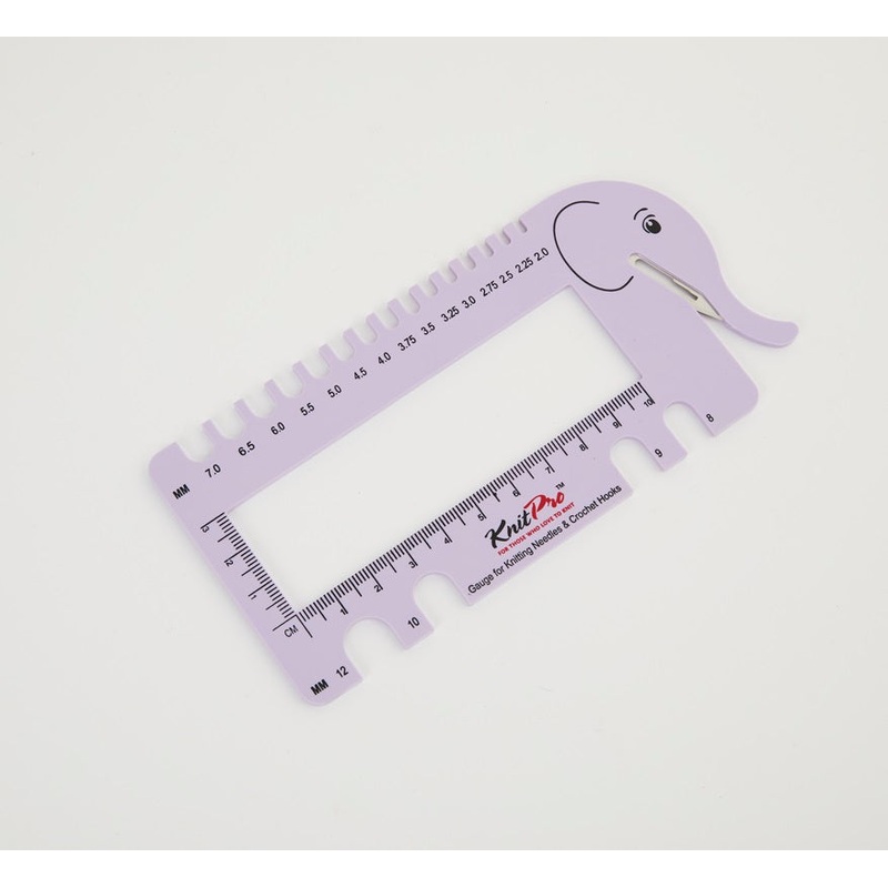 Yarn Cutter and Needle Gauge