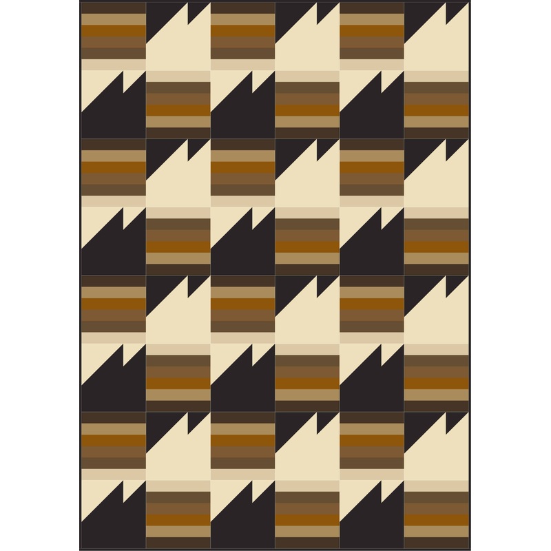 Falcon Ridge Quilt Kit, Neutral Version