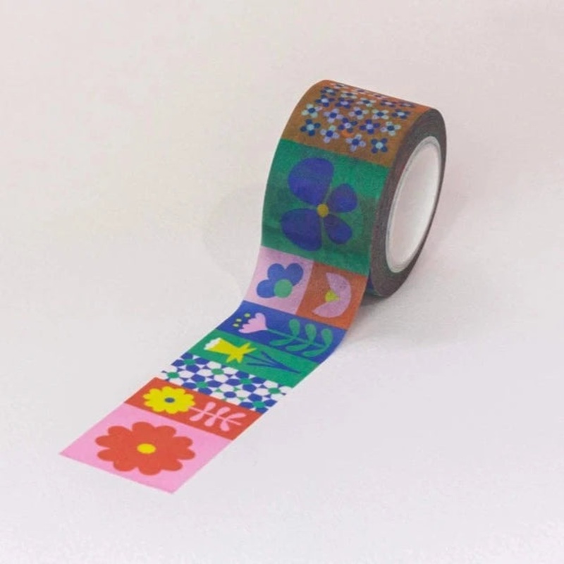 Flowerblock Washi Tape
