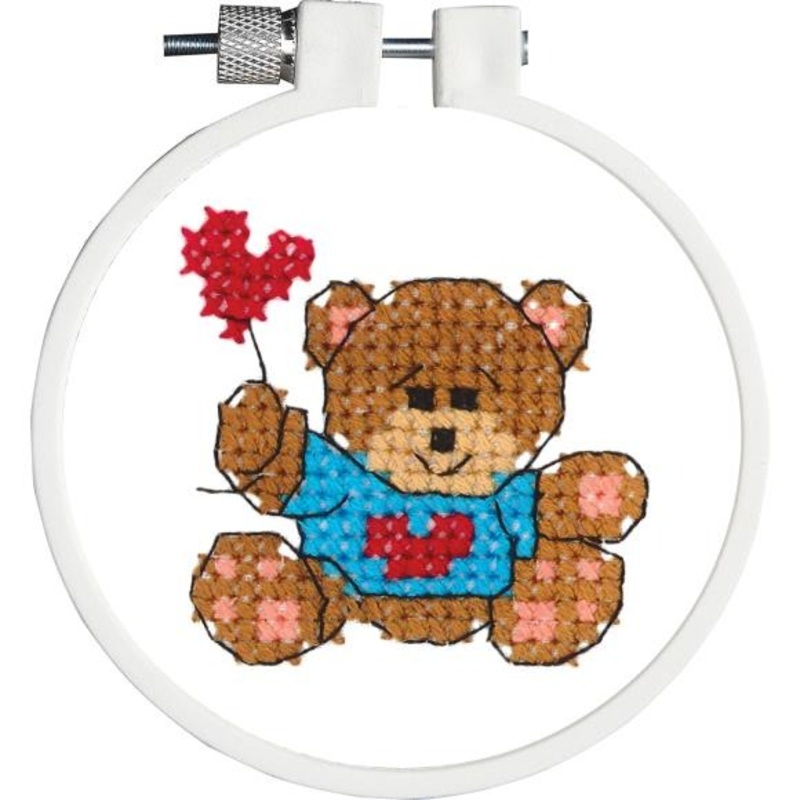 Janlynn Bear Kid's Cross Stitch Kit
