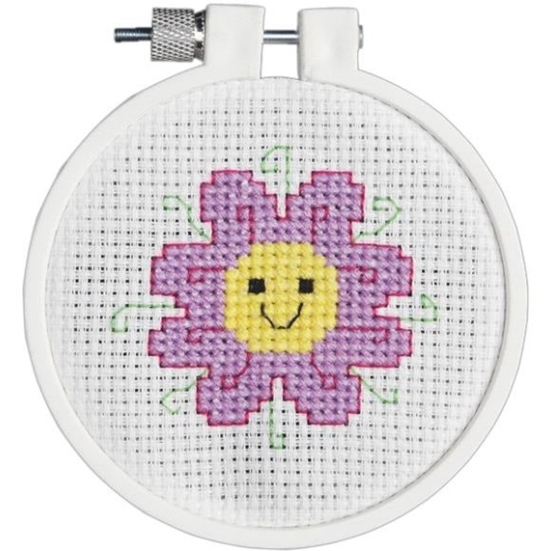 Janlynn Flower Kid's Cross Stitch Kit