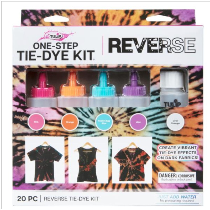 One-Step Tie-Dye Kit -Reverse Tie-Dye