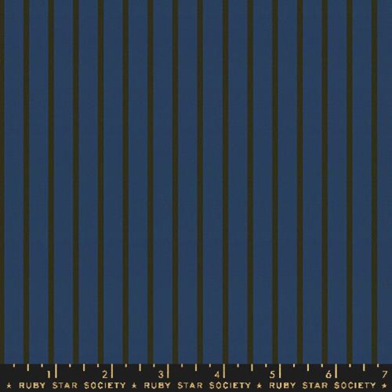 Warp & Weft Ooh Lucky Lucky Apron Stripe in Navy