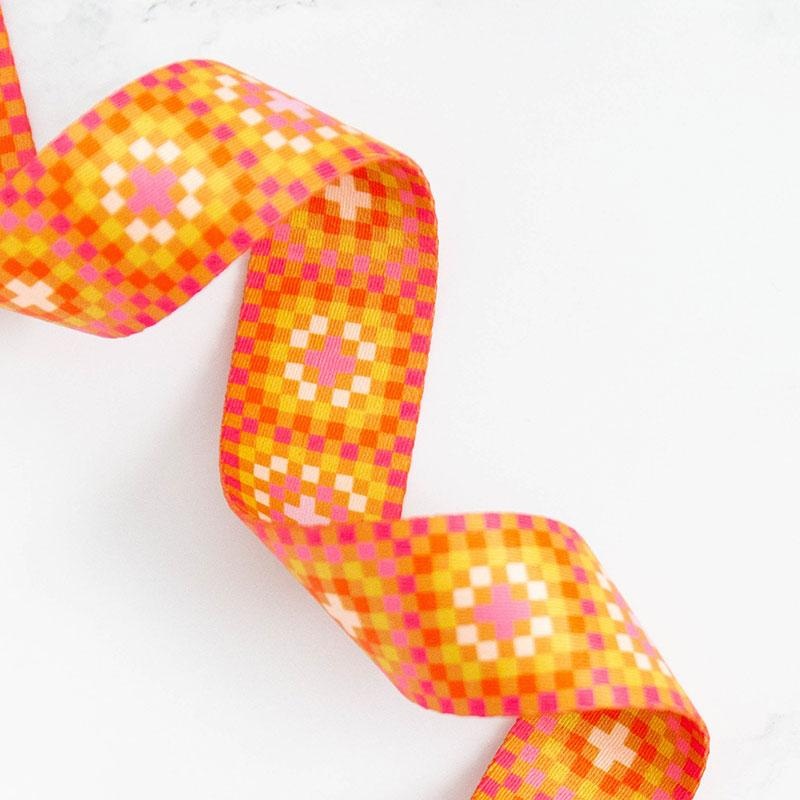 1.5 Granny Square Webbing in Caramel