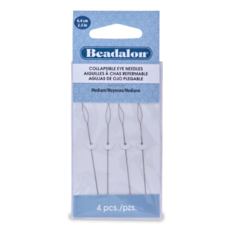 Beadalon Collapsible Eye Needles-2.5