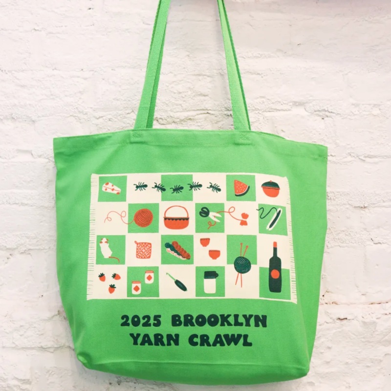 Brooklyn Yarn Crawl 2025 Tote Bag