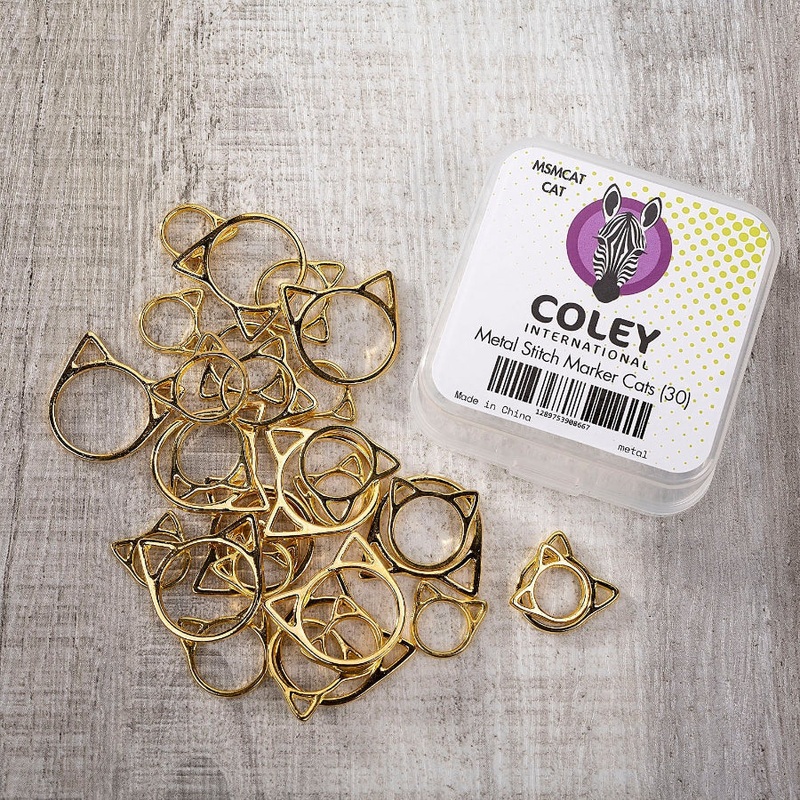 Metal Cat Stitch Markers