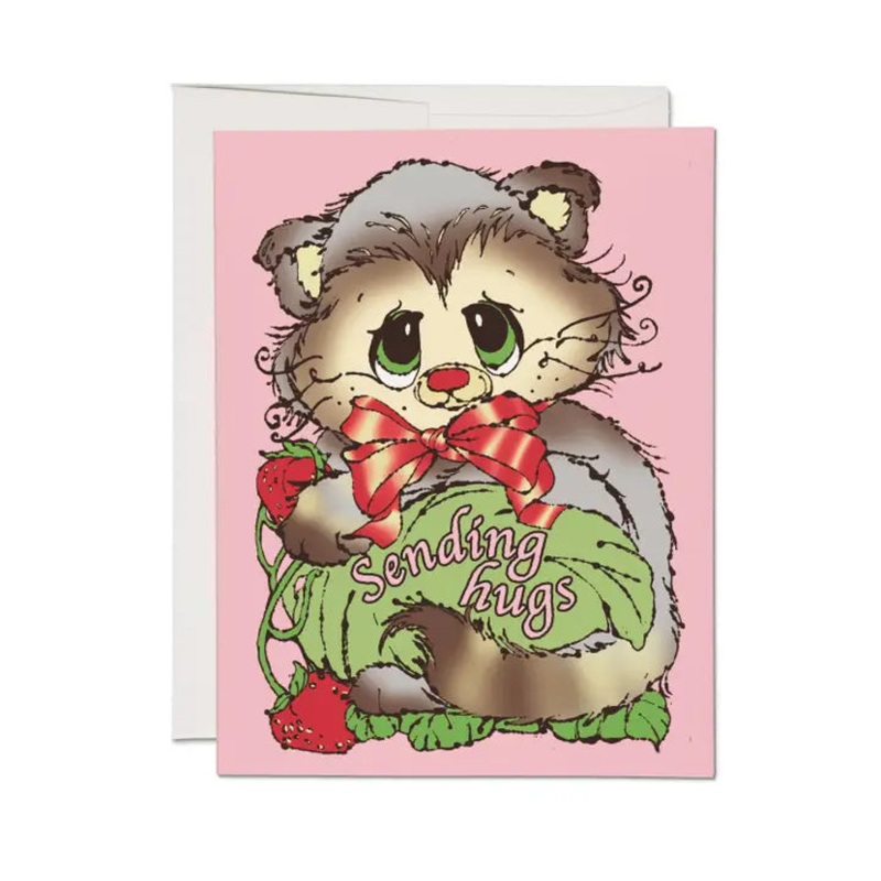 Critter Hugs Encouragement Card