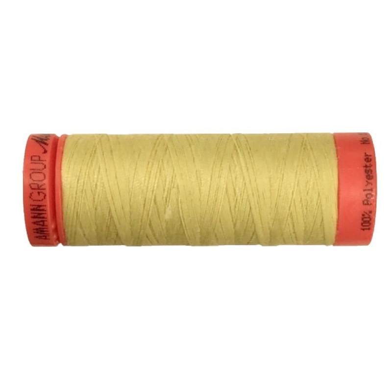 Mettler 100% Polyester Thread - 100mt - 1412 - Lemon Frost