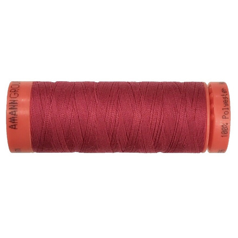 Mettler 100% Polyester Thread - 100mt - 1422 - Bright Ruby