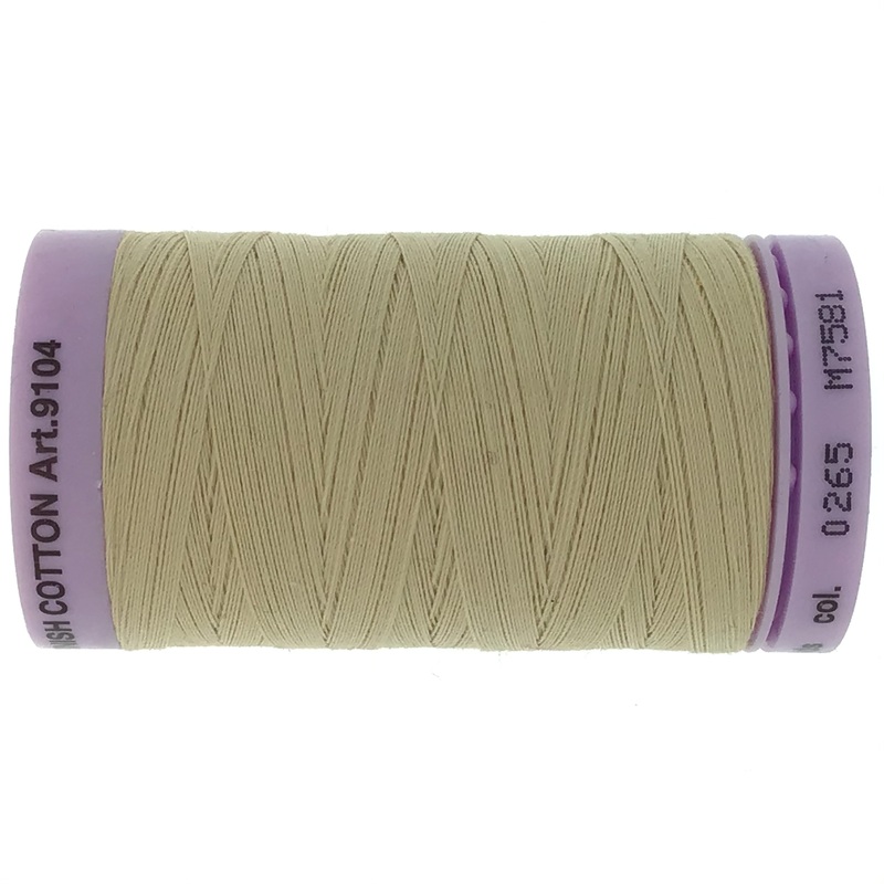 Mettler Cotton 50wt Thread - 500mt - 0265 - Ivory