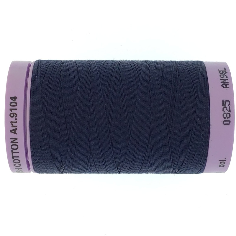 Mettler Cotton 50wt Thread - 500mt - 0825 - Navy