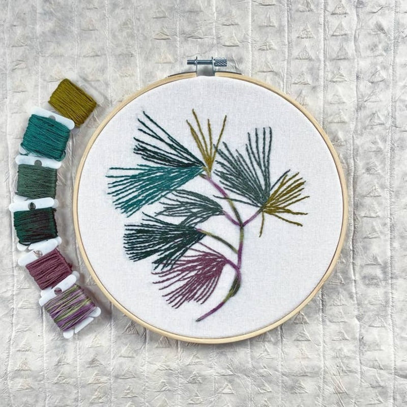 Pine Boughs Embroidery Kit