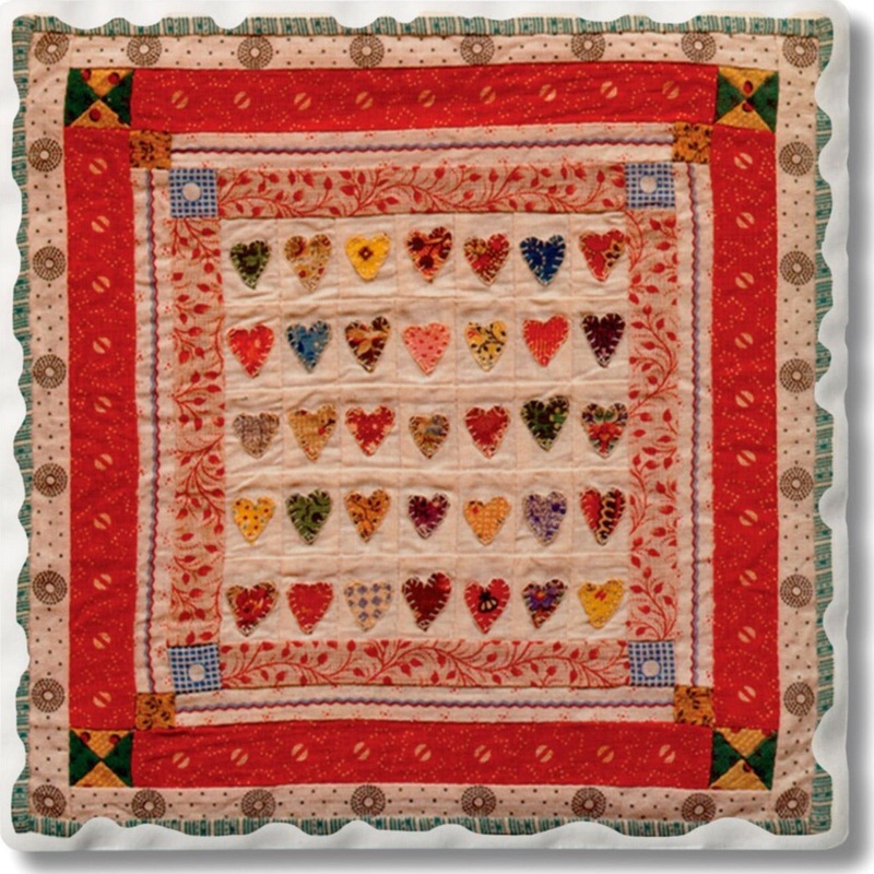 Absorbent Stone Coaster - Quilt 3