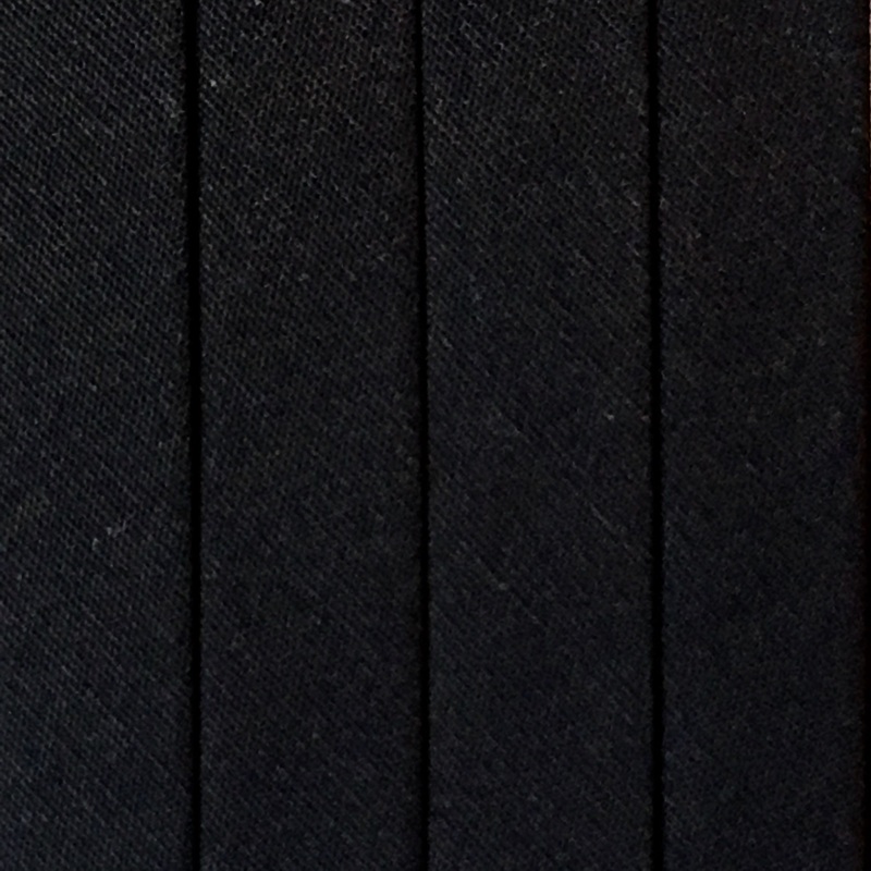 Bias Tape Wide Double Fold - 3 yd pack - Black