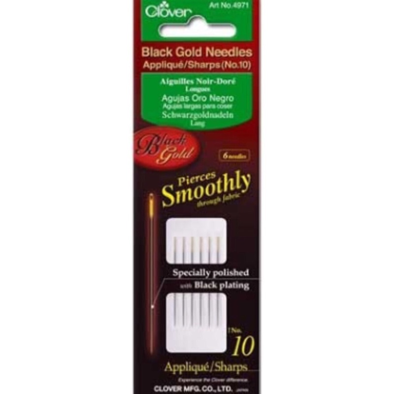 Black Gold Needles - Applique 10