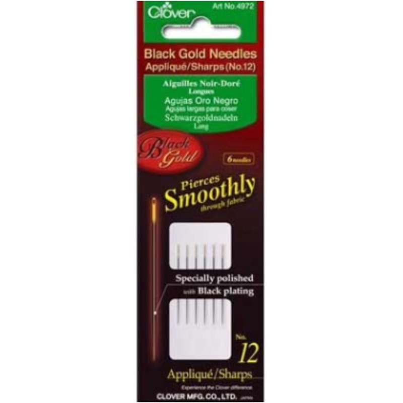 Black Gold Needles - Applique 12