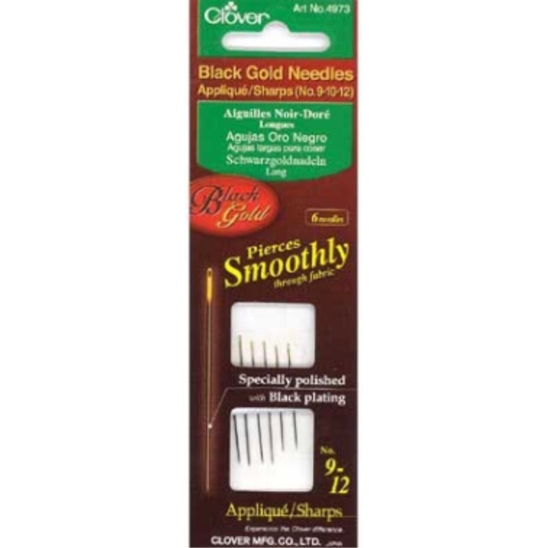 Black Gold Needles - Applique 9-10-12