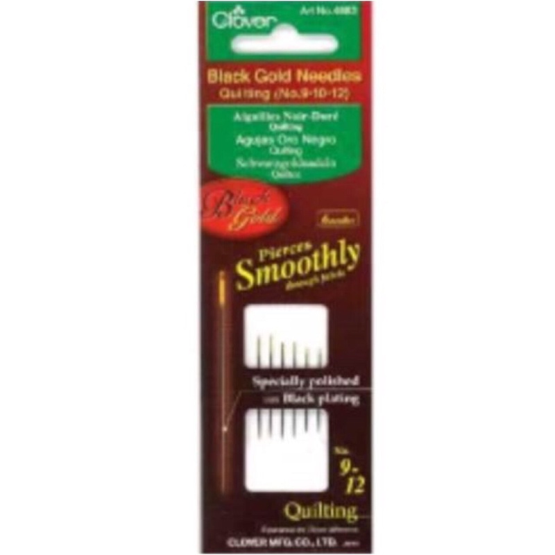 Black Gold Needles - Quilting 9-10-12