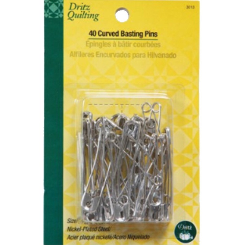 Curved Basting Pins