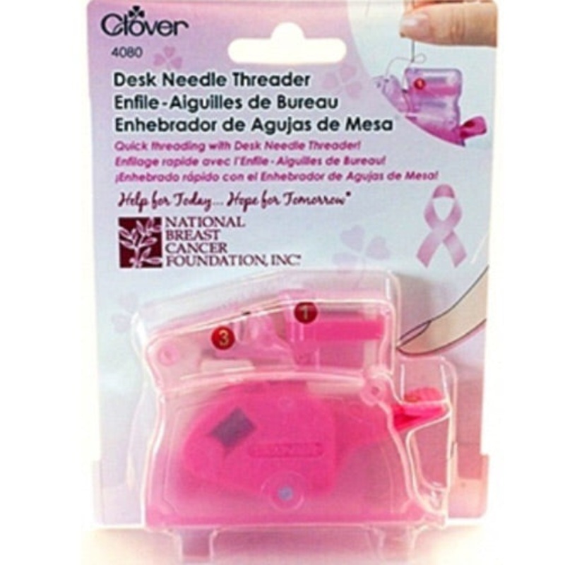 Desk Needle Threader - Bright Pink