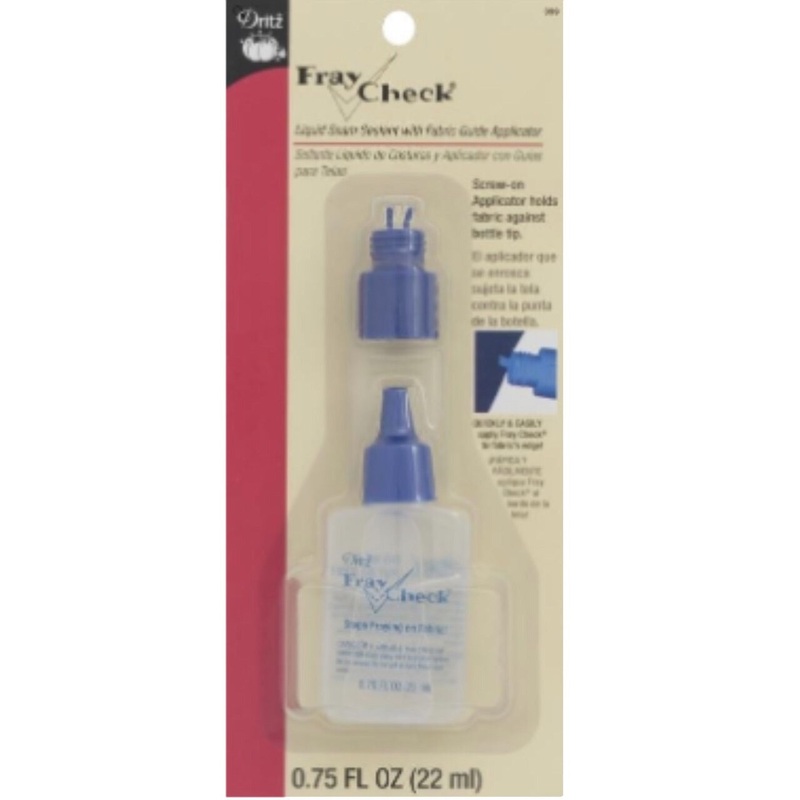 Fray Check - Liquid Seam Sealant - With Fabric Guide Applicator