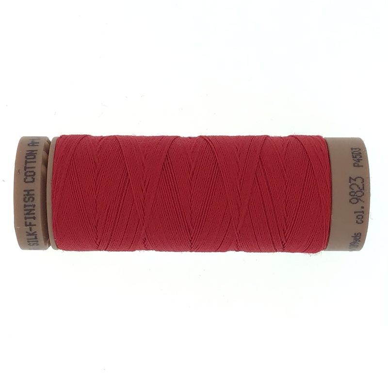 Mettler Cotton 40wt Thread - 150mt - 0504 - Country Red
