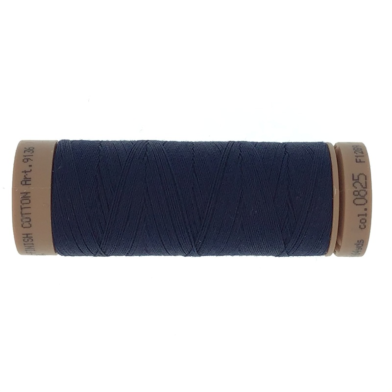 Mettler Cotton 40wt Thread - 150mt - 0825 - Navy