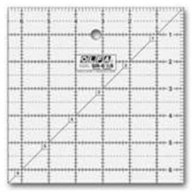 Non-Slip Ruler - 6.5  x 6.5