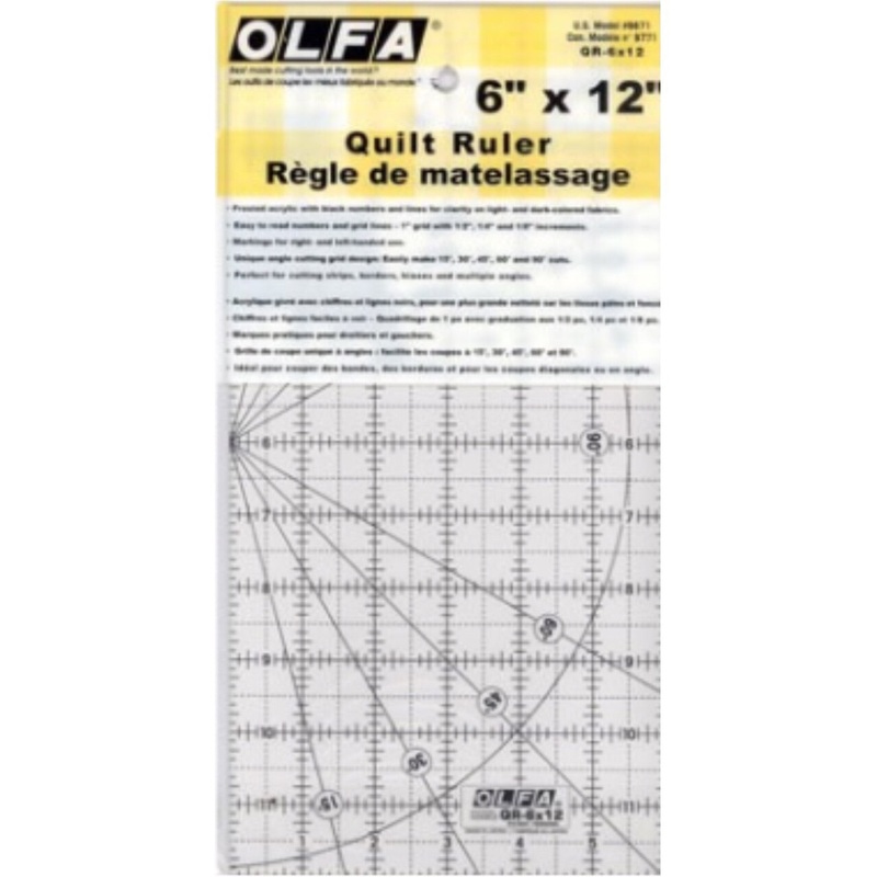 Non-Slip Ruler - 6 x 12