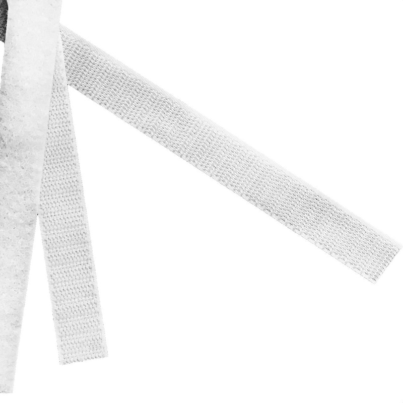 VELCRO Fasteners - Hook - Sew-On - White - 18mm