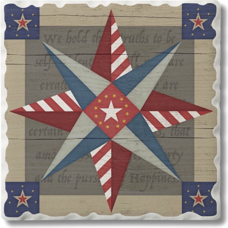 Absorbent Stone Coaster - Guiding Star