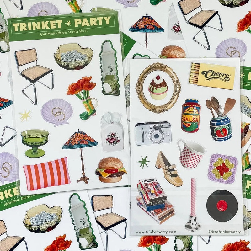 Apartment Diaries Sticker Sheets