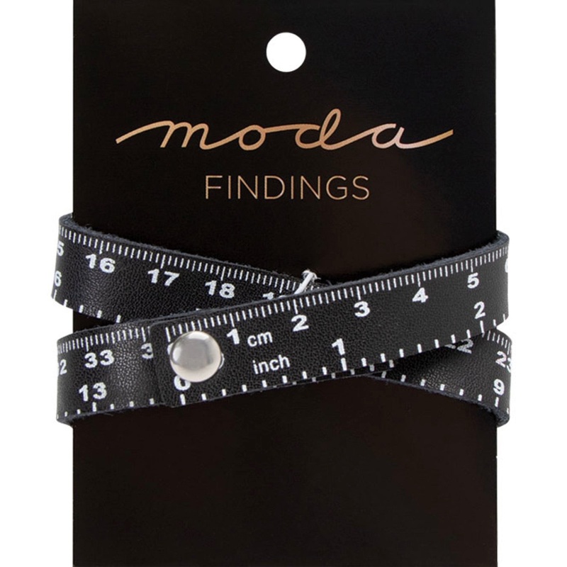 Decorative Wrist Ruler - 15 - Black