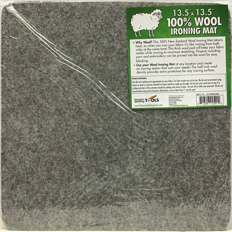 Ironing Mat - 100% Wool - 13.5 x 13.5