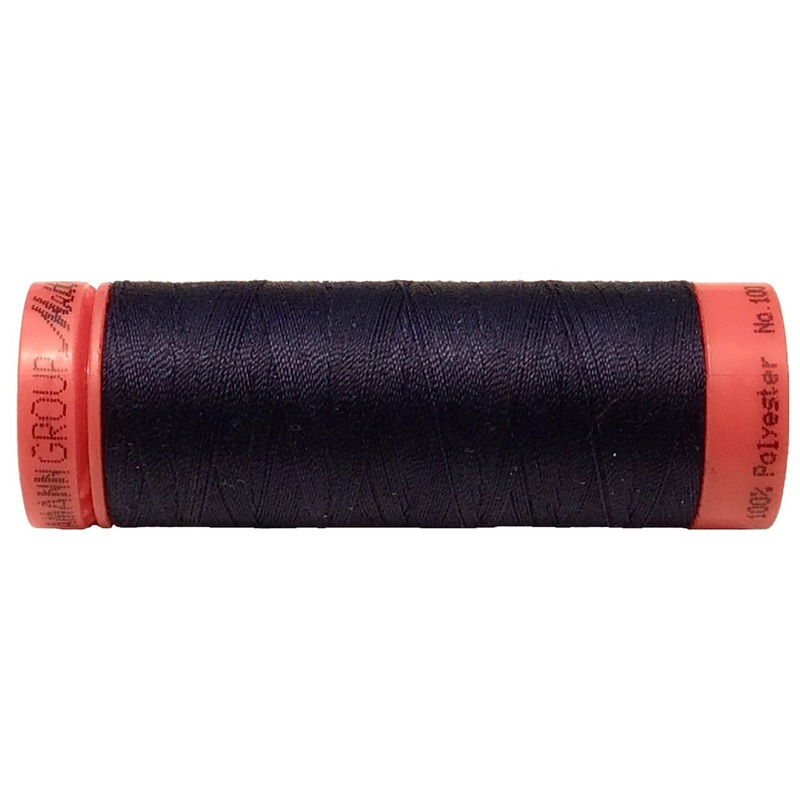 Mettler 100% Polyester Thread - 100mt - 0825 - Navy