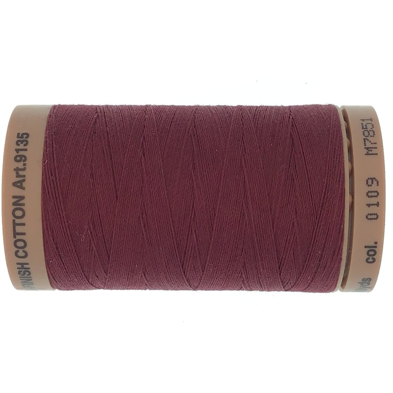 Mettler Cotton 40wt Thread - 457mt - 0109 - Bordeaux