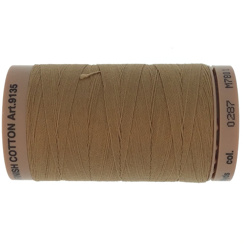 Mettler Cotton 40wt Thread - 457mt - 0287 - Dark Tan