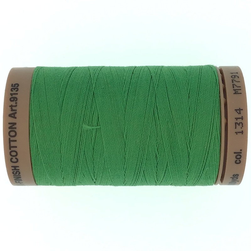 Mettler Cotton 40wt Thread - 457mt - 1314 - Vibrant Green