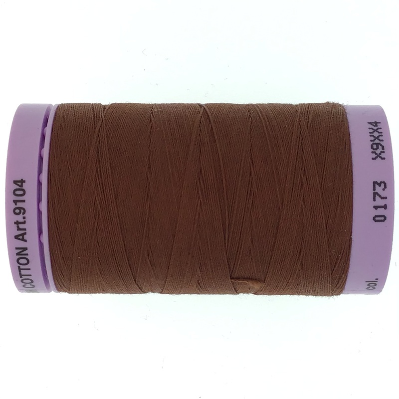 Mettler Cotton 50wt Thread - 500mt - 0173 - Friar Brown
