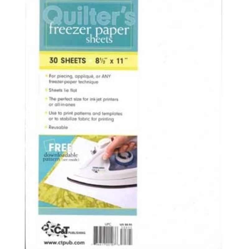 Quilters Freezer Paper Sheets