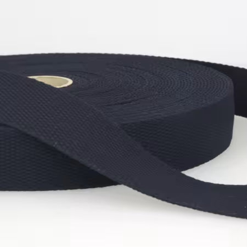 1.5 Stiff Cotton Webbing - Navy