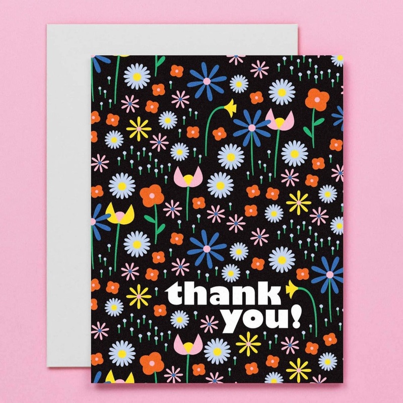 Chanson de Fleurs Thank You Card