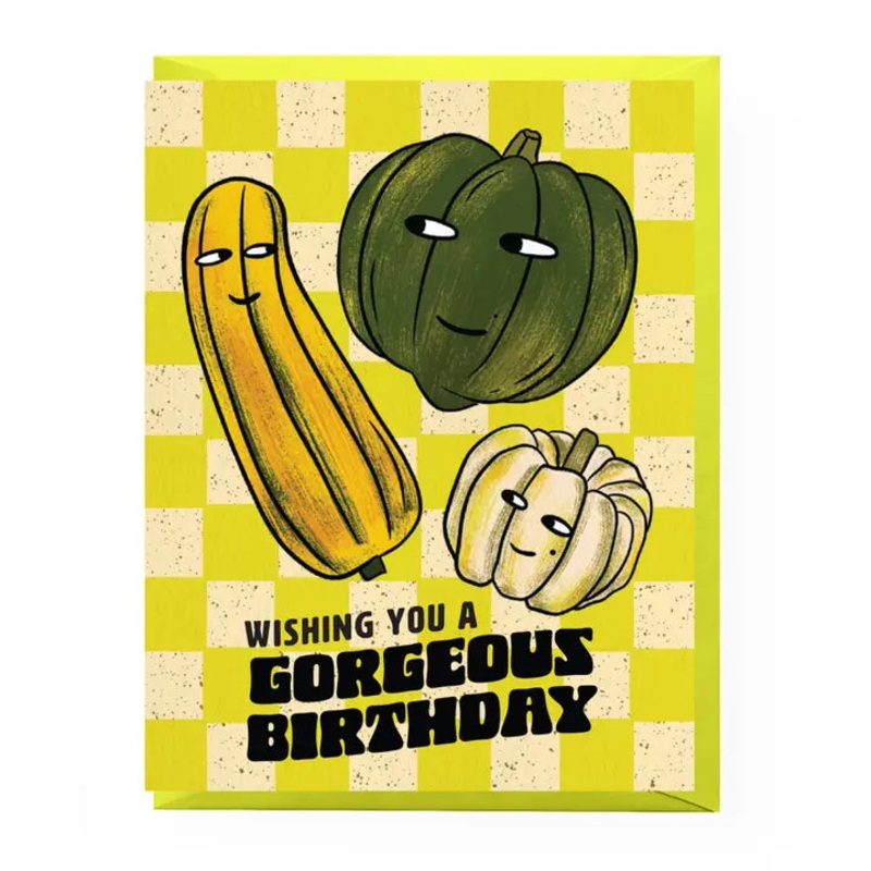 Gourd Fall Birthday Card