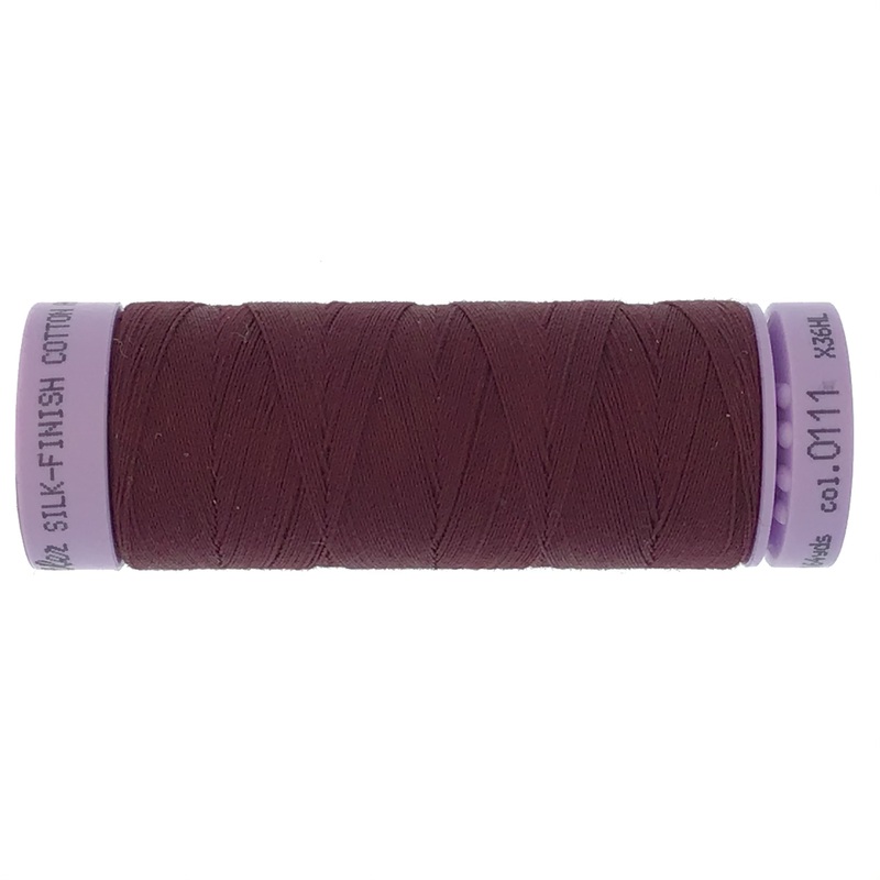Mettler Cotton 50wt Thread - 150mt - 0111 - Beet Red