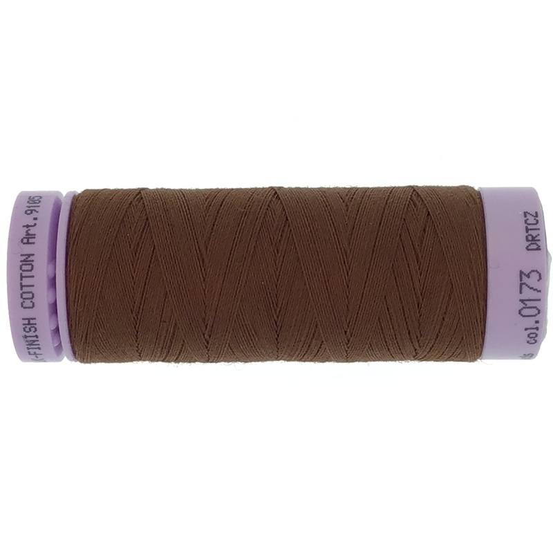 Mettler Cotton 50wt Thread - 150mt - 0173 - Friar Brown