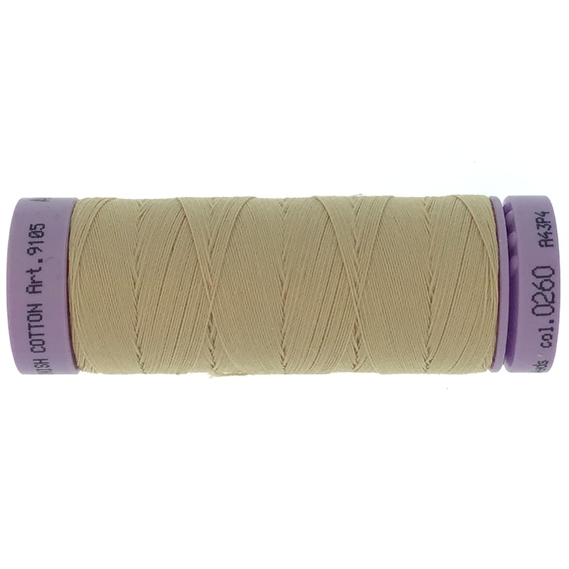 Mettler Cotton 50wt Thread - 150mt - 0260 - Oat Straw