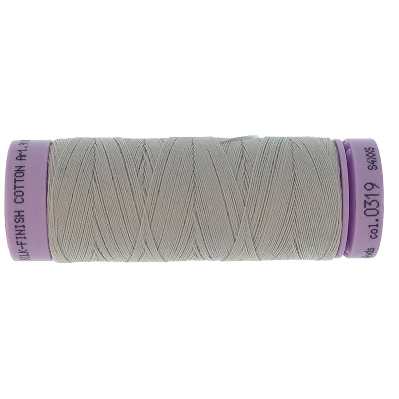 Mettler Cotton 50wt Thread - 150mt - 0319 - Cloud Gray